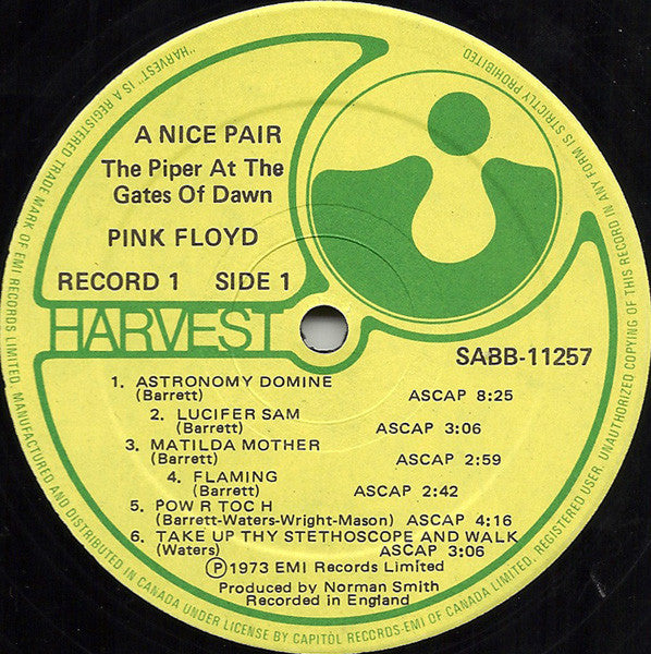 Pink Floyd : A Nice Pair (Comp, Gat + LP, Album, RE + LP, Album, RE)