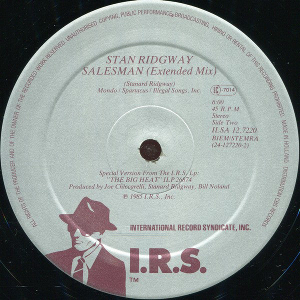 Stan Ridgway : Camouflage (12", Maxi)