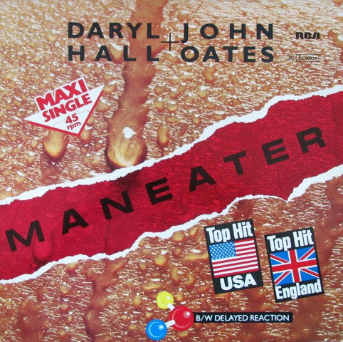 Daryl Hall + John Oates* : Maneater (12", Maxi)