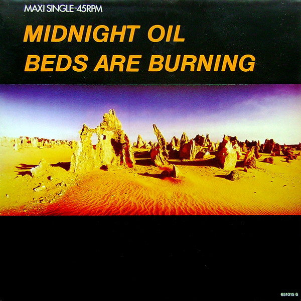 Midnight Oil : Beds Are Burning (12", Maxi)