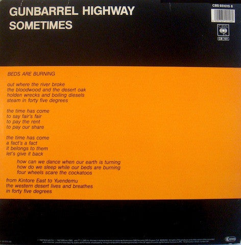 Midnight Oil : Beds Are Burning (12", Maxi)