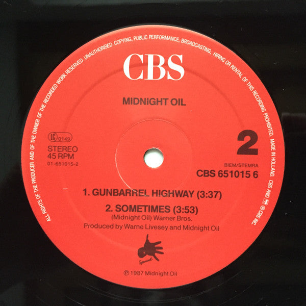 Midnight Oil : Beds Are Burning (12", Maxi)