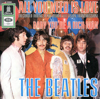 The Beatles : All You Need Is Love (7", Single, Mono, Rec)