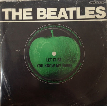 The Beatles : Let It Be (7", Single, Mono, RE)