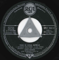 Lena Horne : This Is Lena Horne (7", EP)