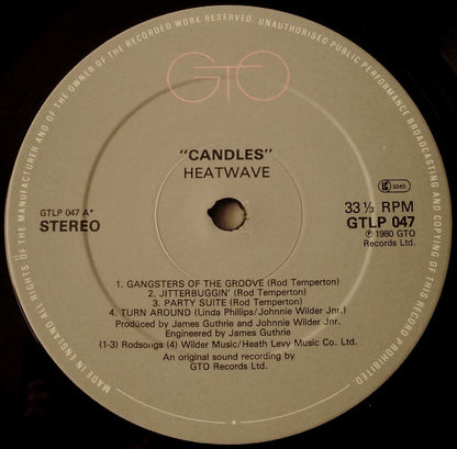 Heatwave : Candles (LP, Album)