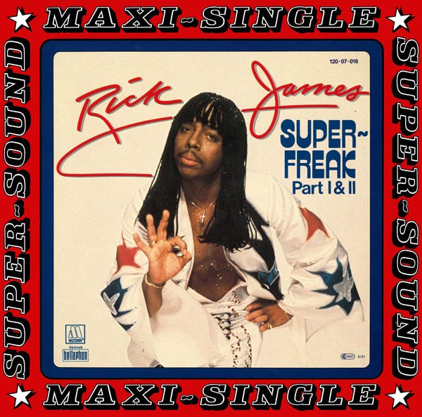 Rick James : Super-Freak (Part I & II) (12", Maxi)