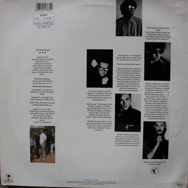 Frankie Goes To Hollywood : The Power Of Love (12", Maxi, RE)