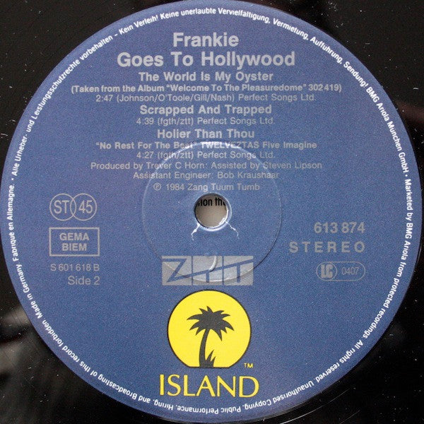 Frankie Goes To Hollywood : The Power Of Love (12", Maxi, RE)