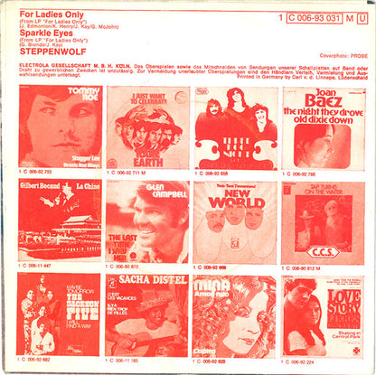 Steppenwolf : For Ladies Only (7", Single, Mono)