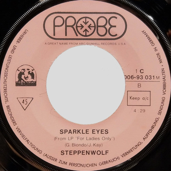 Steppenwolf : For Ladies Only (7", Single, Mono)