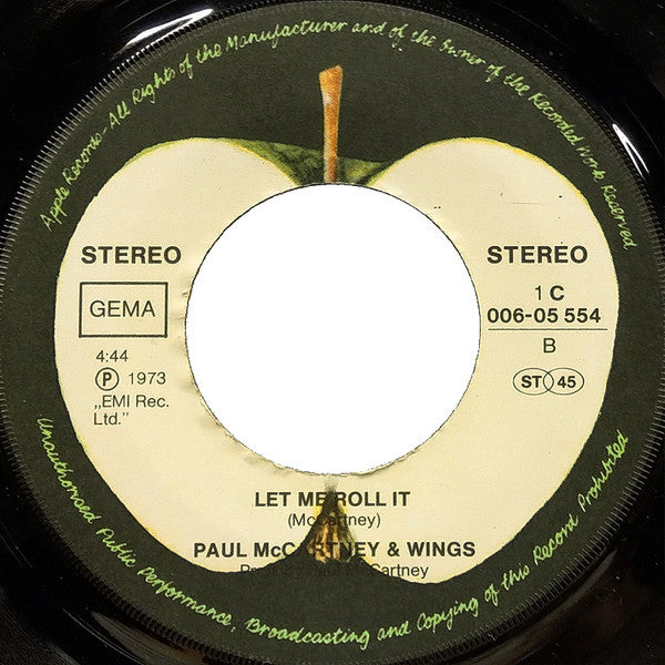 Paul McCartney & Wings* : Jet (7", Single, Blu)