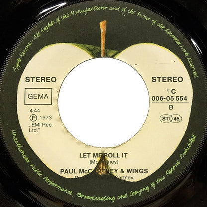 Paul McCartney & Wings* : Jet (7", Single, Blu)