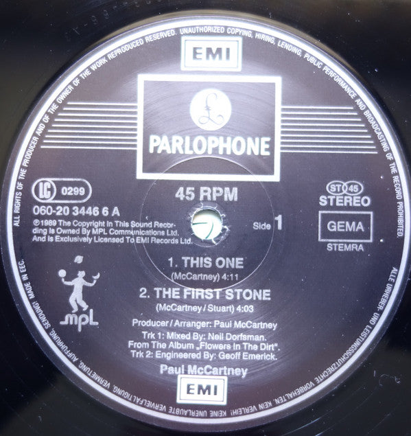 Paul McCartney : This One (12", Maxi)