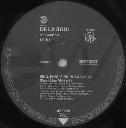 De La Soul : Ring Ring Ring (Ha Ha Hey) (12", Single)