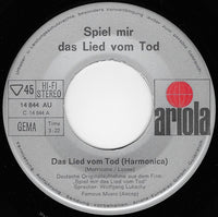 Ennio Morricone : Spiel Mir Das Lied Vom Tod (Deutsche Originalaufnahme) (7", Single)