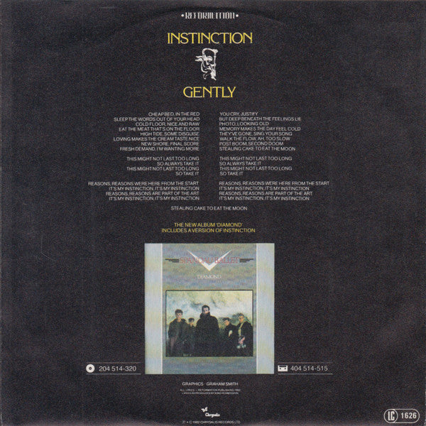 Spandau Ballet : Instinction (7", Single)