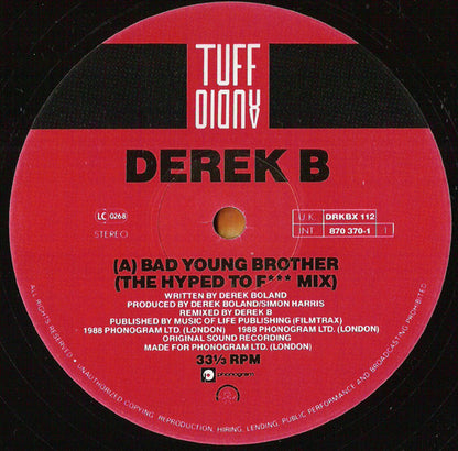 Derek B : Bad Young Brother (12")