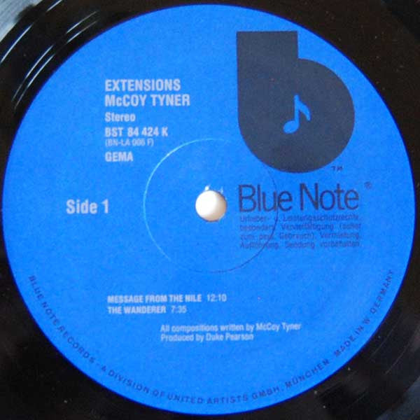 McCoy Tyner : Extensions (LP, Album)
