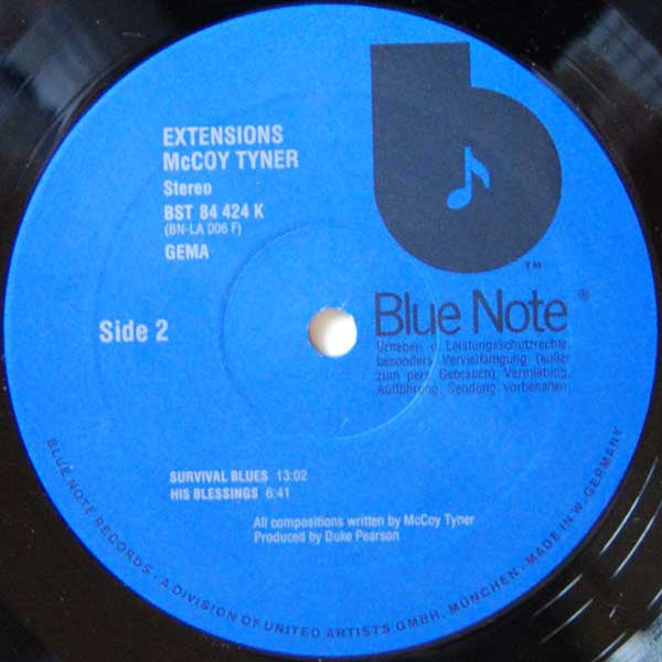 McCoy Tyner : Extensions (LP, Album)