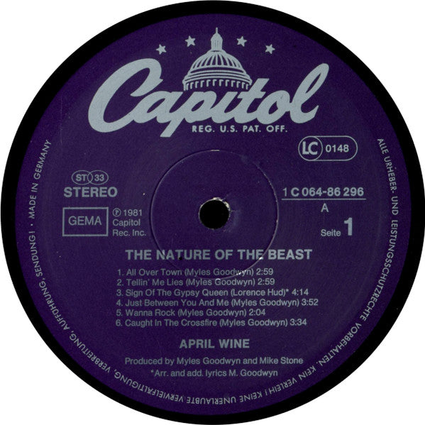 April Wine : The Nature Of The Beast (LP, Album)