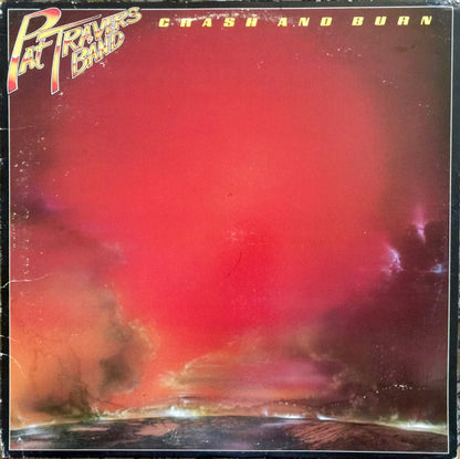 Pat Travers Band : Crash And Burn (LP, Album, Promo)