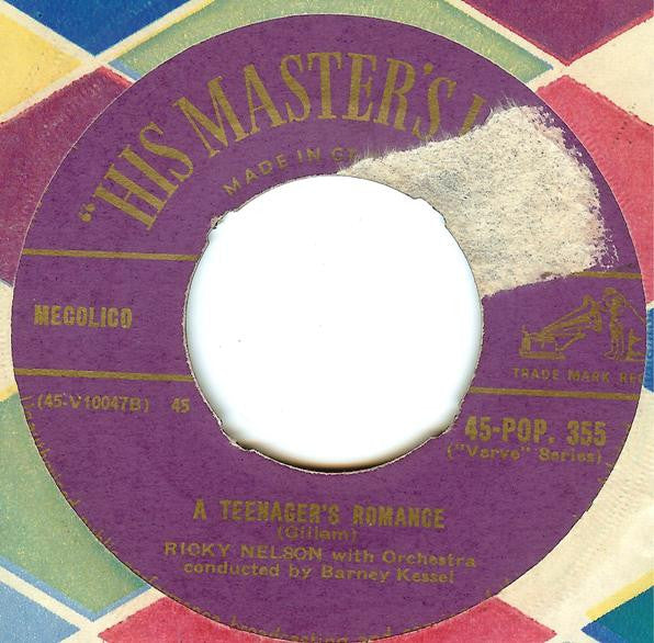 Ricky Nelson (2) : I'm Walking / A Teenager's Romance (7")
