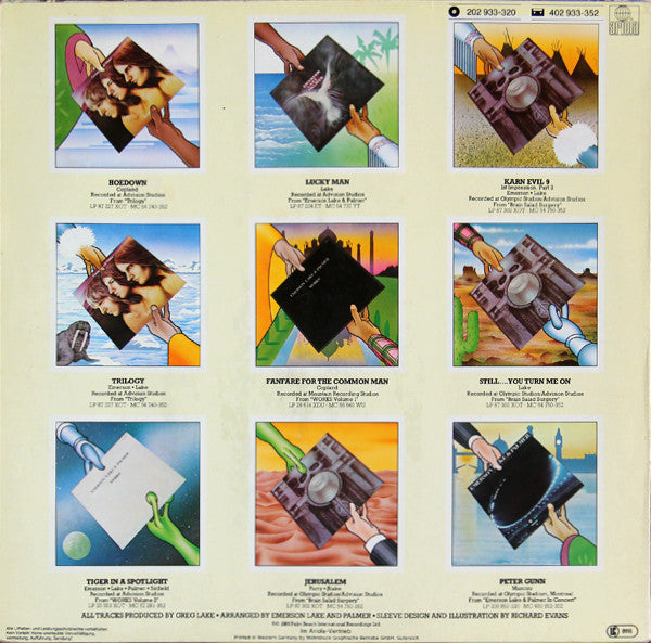 Emerson, Lake & Palmer : The Best Of Emerson Lake & Palmer (LP, Comp)