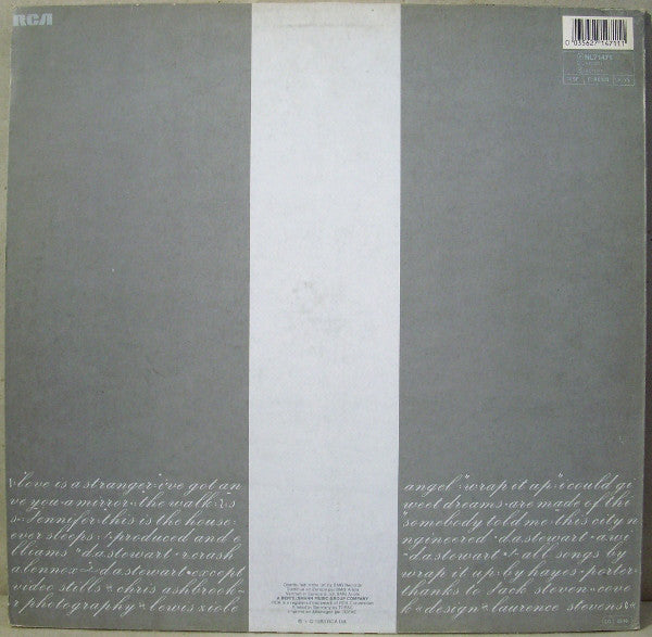 Eurythmics : Sweet Dreams (Are Made Of This) (LP, Album, RP)