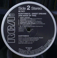 Eurythmics : Sweet Dreams (Are Made Of This) (LP, Album, RP)