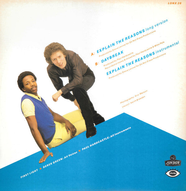 1st Light* : Explain The Reasons (18 Minutes Of First Light) (12", Single)