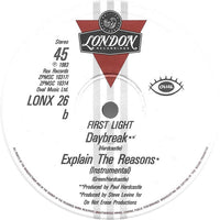 1st Light* : Explain The Reasons (18 Minutes Of First Light) (12", Single)