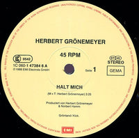 Herbert Grönemeyer : Halt Mich (12", Maxi)