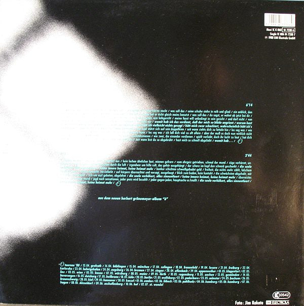 Herbert Grönemeyer : Was Soll Das (Verlängerter Neumix) (12", Maxi)