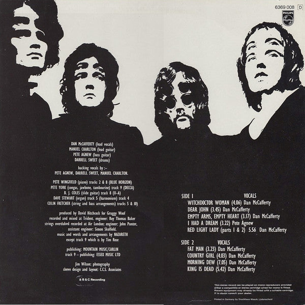 Nazareth (2) : Nazareth (LP, Album, RE)