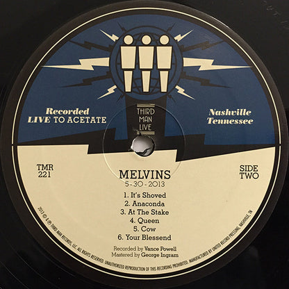 Melvins : Live At Third Man Records (LP, Die)