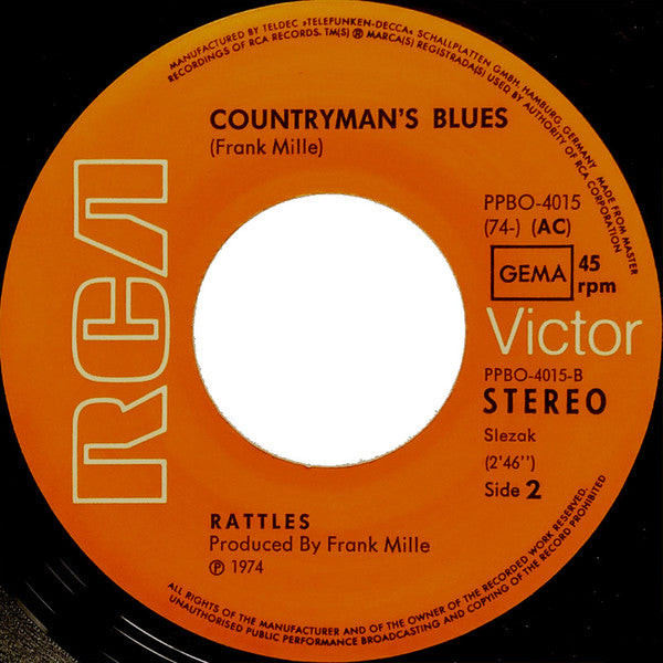 Rattles* : Hot Banana / Countryman's Blues (7", Single)