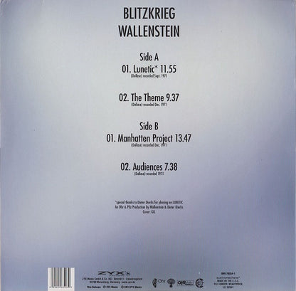 Wallenstein : Blitzkrieg (LP, Album, RE)
