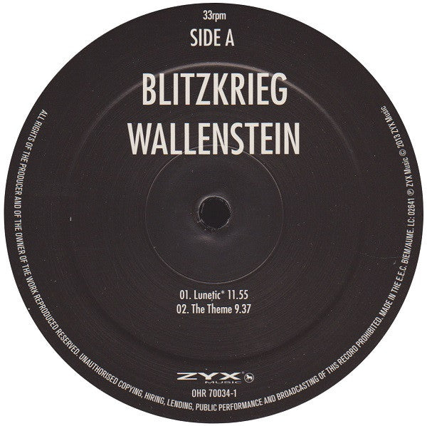 Wallenstein : Blitzkrieg (LP, Album, RE)