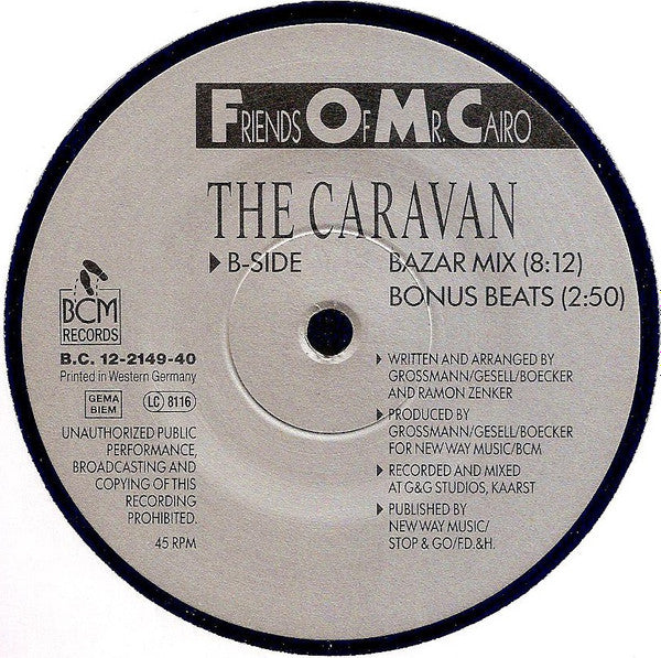 Friends Of Mr. Cairo : The Caravan (12")