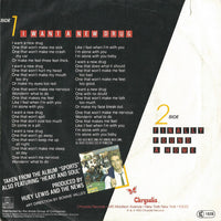 Huey Lewis And The News* : I Want A New Drug (7", Single)