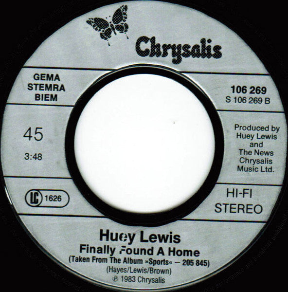 Huey Lewis And The News* : I Want A New Drug (7", Single)