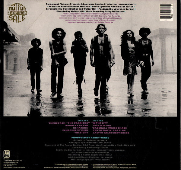 Various Artists* : The Warriors (The Original Motion Picture Soundtrack) (LP, Album, Ind)