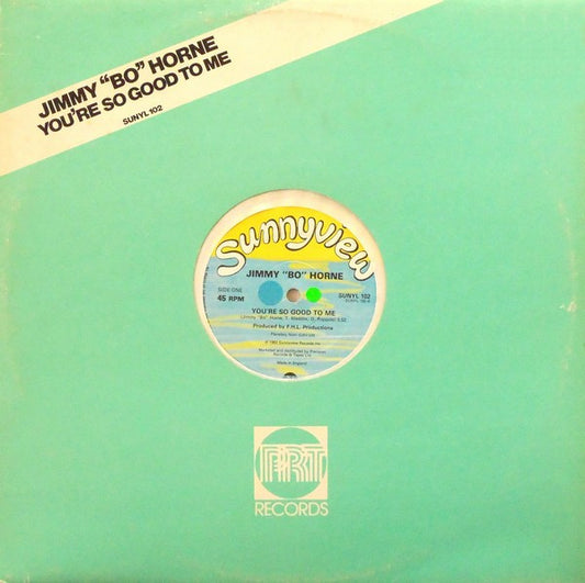 Jimmy "Bo" Horne : You're So Good To Me (12")