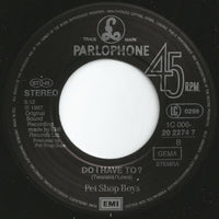 Pet Shop Boys : Always On My Mind (7", Single)