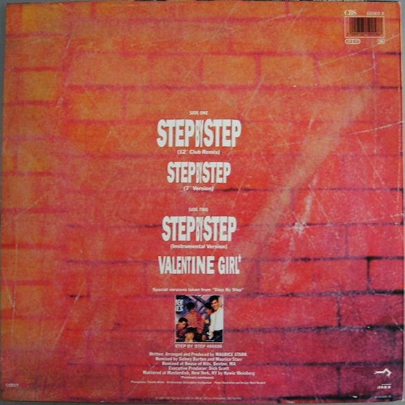 New Kids On The Block : Step By Step (12", Maxi)