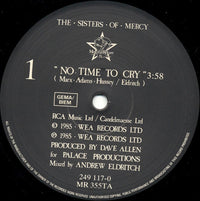 The Sisters Of Mercy : No Time To Cry (12", Thi)