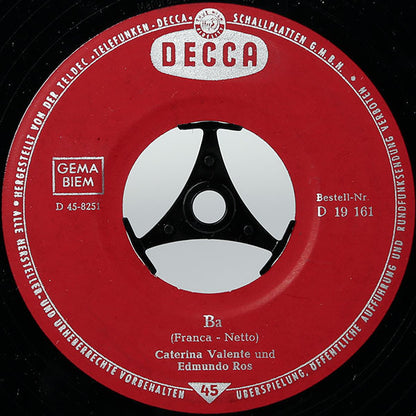 Caterina Valente Und Edmundo Ros : Saudades Da Bahia / Ba (7", Single)