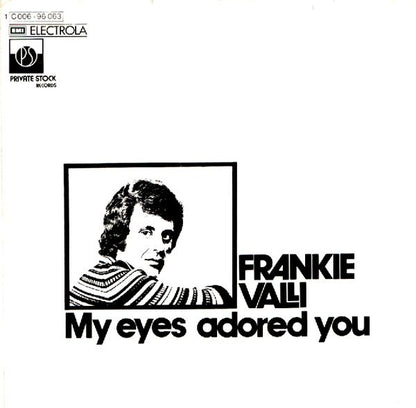 Frankie Valli : My Eyes Adored You (7", Single)