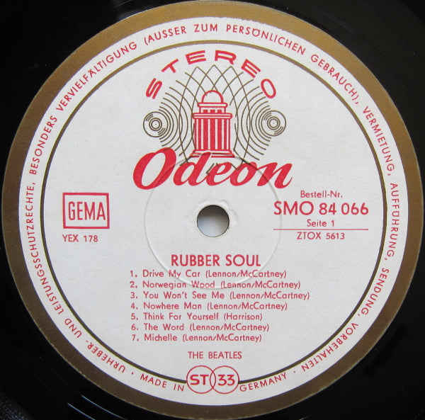 The Beatles : Rubber Soul (LP, Album)